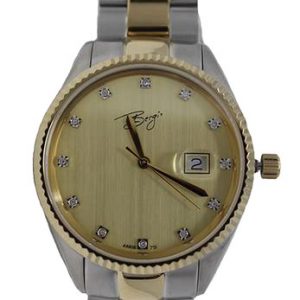 MEN'S WATCH WITH DIAMOND ACCENTS