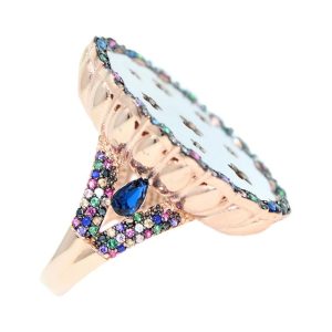 RING-MULTI COLOR OVAL
