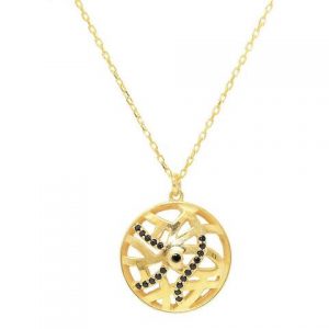 PENDANT-SAFARI SMALL - GOLDTONE