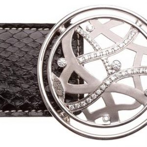 SAFARI STERLING SILVER BELT BUCKLE