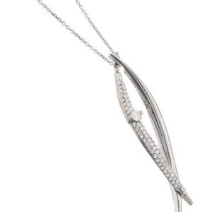 MODERNA STERLING SILVER OPEN BOW PENDANT