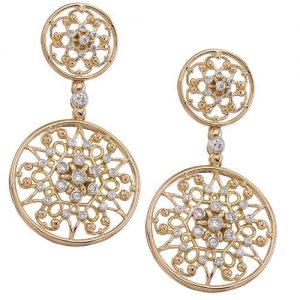 Byzantine Round Earrings