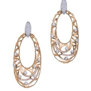 SAFARI OPEN OVAL EARRINGS