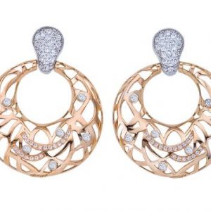 SAFARI OPEN ROUND EARRINGS