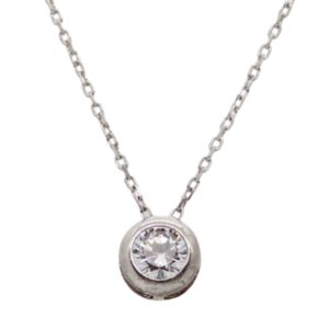 Solitaire (Bezel Set) pendant
