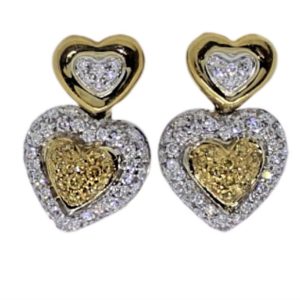 Double Heart Earrings